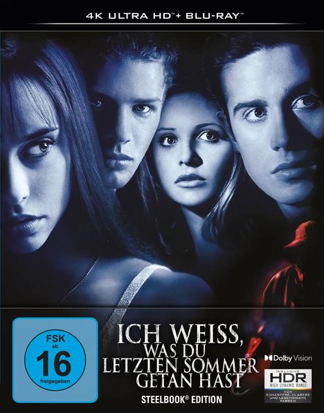 Ich weiss, was du letzten Sommer getan hast (Ultra HD Blu-ray & Blu-ray im Steelbook), 1 Ultra HD Blu-ray und 1 Blu-ray Disc