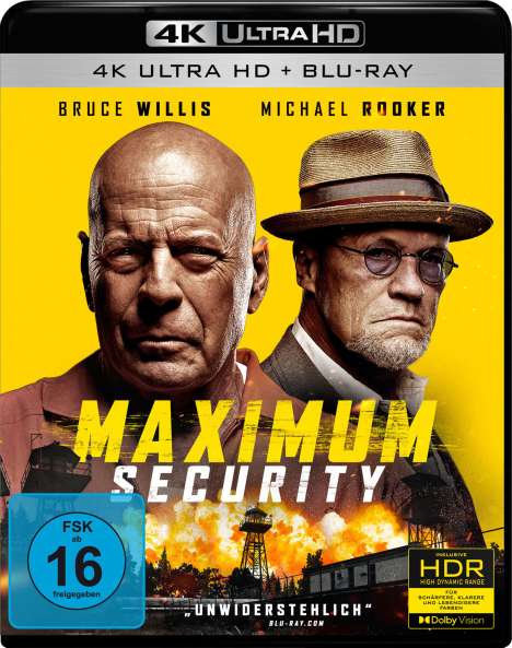 Maximum Security (Ultra HD Blu-ray &amp; Blu-ray), 1 Ultra HD Blu-ray und 1 Blu-ray Disc
