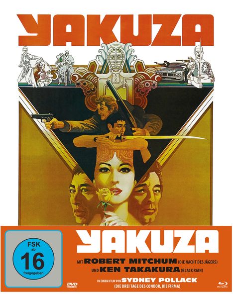 Yakuza (Blu-ray & DVD im Mediabook), 1 Blu-ray Disc und 1 DVD