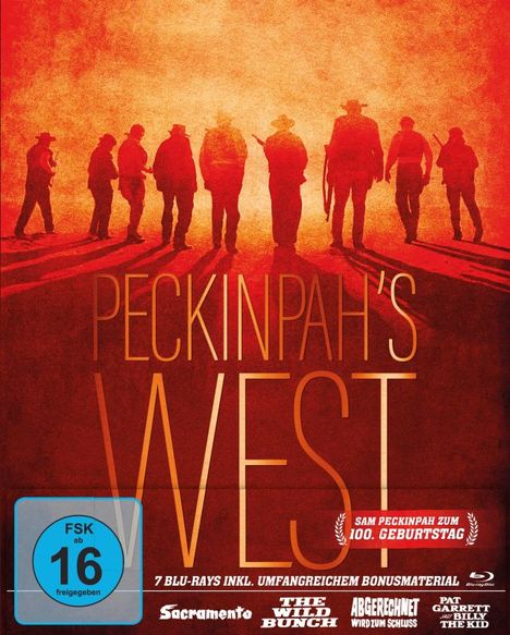 Peckinpah's West (Blu-ray), 7 Blu-ray Discs