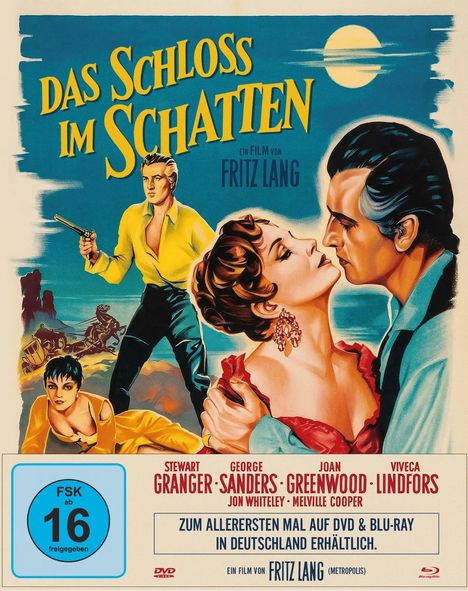 „Das Schloss im Schatten“ ist ein Film von Fritz Lang, Hauptdarsteller: Granger, Sanders, Greenwood, Lindfors. 