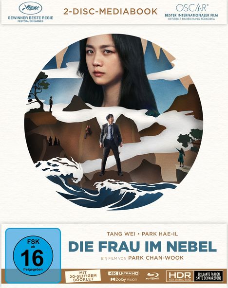 Die Frau im Nebel - Decision to Leave (Ultra HD Blu-ray &amp; Blu-ray im Mediabook), 1 Ultra HD Blu-ray und 1 Blu-ray Disc