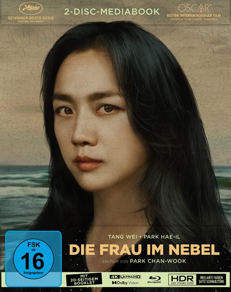 Die Frau im Nebel - Decision to Leave (Ultra HD Blu-ray &amp; Blu-ray im Mediabook), 1 Ultra HD Blu-ray und 1 Blu-ray Disc