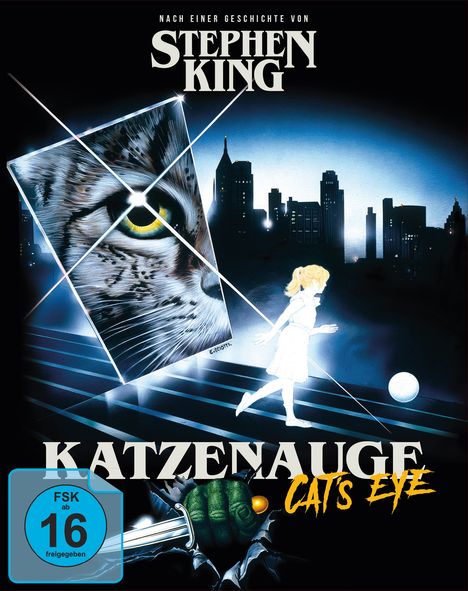 Katzenauge (Ultra HD Blu-ray &amp; Blu-ray im Mediabook), 1 Ultra HD Blu-ray und 1 Blu-ray Disc