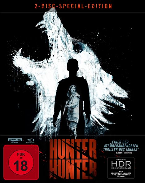 Hunter Hunter (Ultra HD Blu-ray &amp; Blu-ray im Mediabook), 1 Ultra HD Blu-ray und 1 Blu-ray Disc
