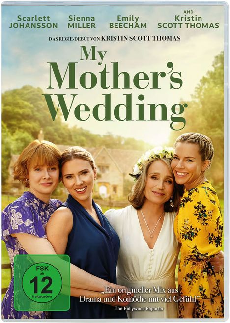 "My Mother’s Wedding" mit Scarlett Johansson, Sienna Miller; Frauen in ländlicher Umgebung, eine trägt Blumenkranz.