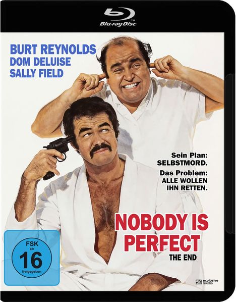 Burt Reynolds, Dom DeLuise, Sally Field. Sein Plan: Selbstmord. Das Problem: Alle wollen ihn retten. Nobody is Perfect.