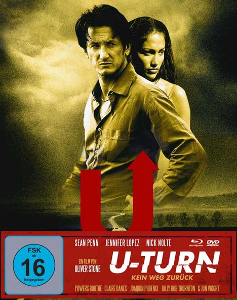 U-Turn (Blu-ray &amp; DVD im Mediabook), 1 Blu-ray Disc und 1 DVD