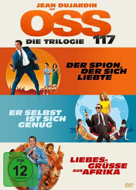 OSS 117 - Die Trilogie, 3 DVDs