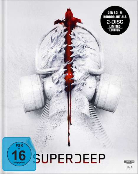 Superdeep (Ultra HD Blu-ray &amp; Blu-ray im Mediabook), 1 Ultra HD Blu-ray und 1 Blu-ray Disc