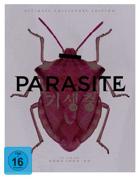Parasite (Ultimate Edition) (Ultra HD Blu-ray &amp; Blu-ray im Mediabook), 1 Ultra HD Blu-ray, 3 Blu-ray Discs und 1 CD