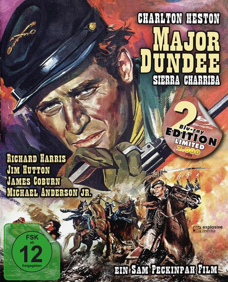 Major Dundee - Sierra Charriba (Blu-ray im Mediabook), 2 Blu-ray Discs