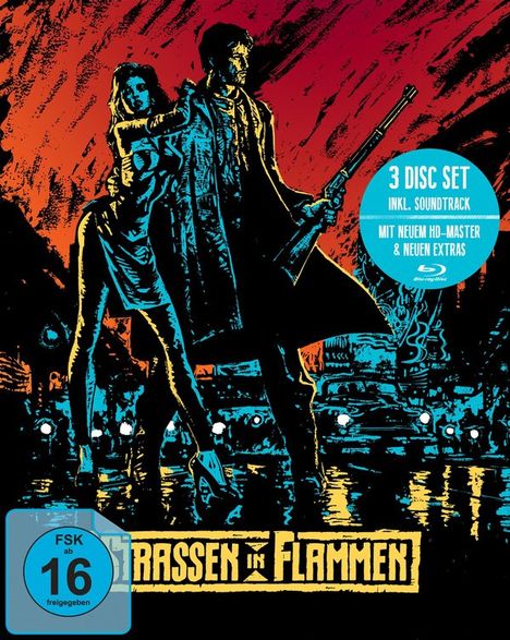 Strassen in Flammen (Blu-ray im Mediabook), 2 Blu-ray Discs und 1 CD
