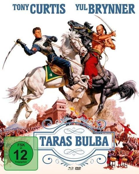 Taras Bulba (Blu-ray &amp; DVD im Mediabook), 1 Blu-ray Disc und 1 DVD