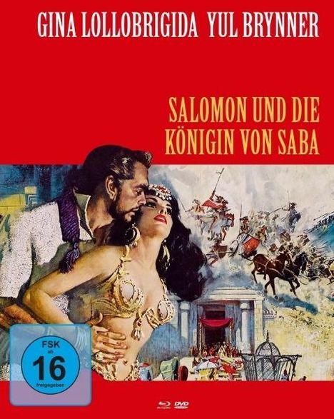 Salomon und die Königin von Saba (Blu-ray &amp; DVD im Mediabook), 1 Blu-ray Disc und 1 DVD