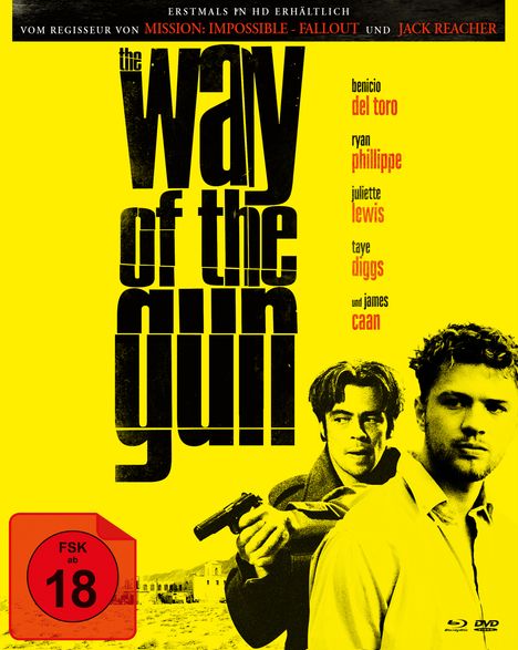 The Way of the Gun (Blu-ray &amp; DVD im Mediabook), 1 Blu-ray Disc und 1 DVD