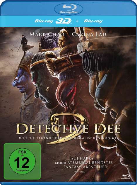 Detective Dee und die Legende der vier himmlischen Könige (3D &amp; 2D Blu-ray), 2 Blu-ray Discs