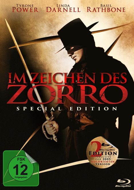 Im Zeichen des Zorro (Special Edition) (Blu-ray), 2 Blu-ray Discs