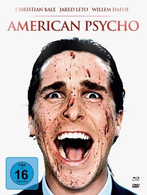 American Psycho (Blu-ray &amp; DVD im Mediabook), 1 Blu-ray Disc und 2 DVDs