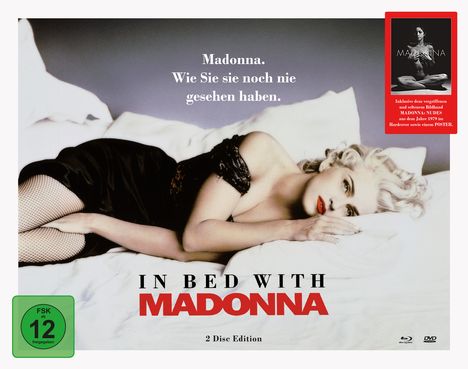In Bed with Madonna (Special Edition inkl. Bildband Nudes +) (Blu-ray &amp; DVD), 1 Blu-ray Disc und 1 DVD