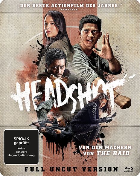 Headshot (2016) (Blu-ray im Steelbook), Blu-ray Disc