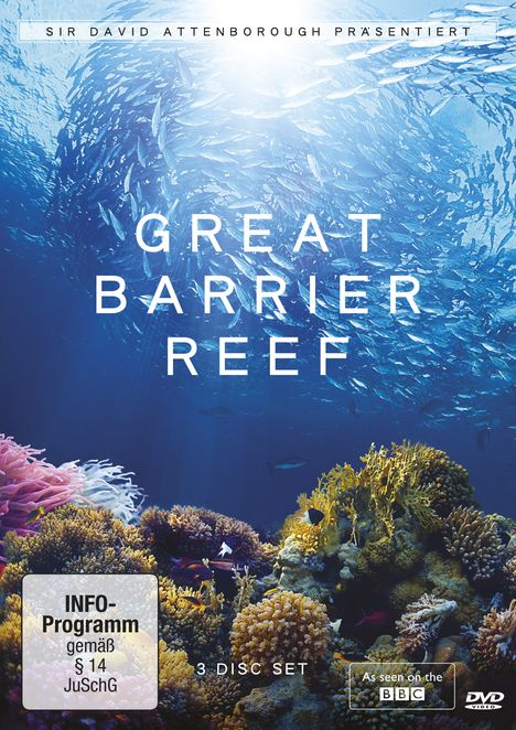David Attenborough: Great Barrier Reef, 3 DVDs
