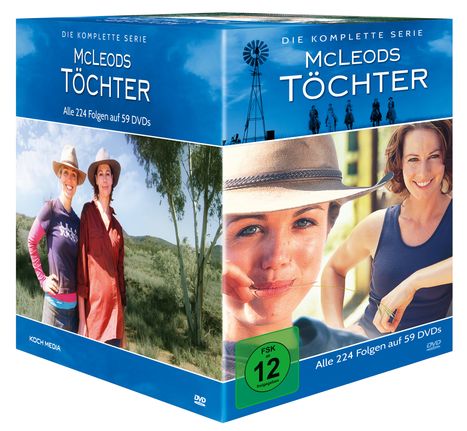 McLeods Töchter (Komplette Serie), 59 DVDs