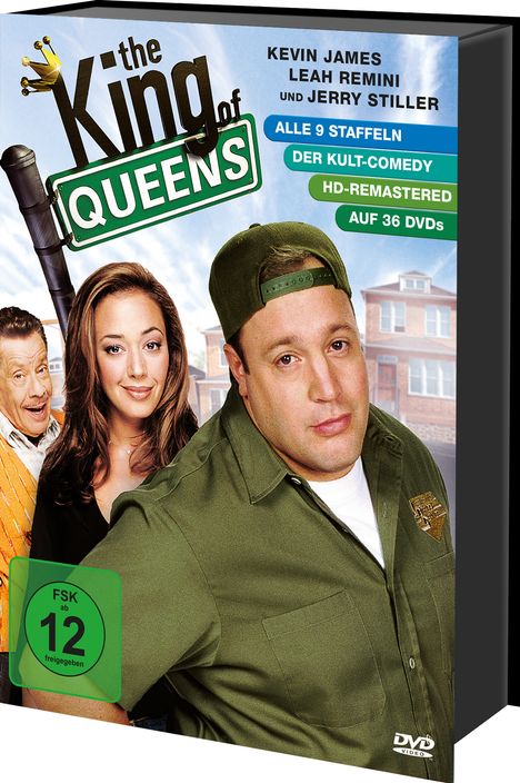 King Of Queens Season 1-9 (Komplette Serie), 36 DVDs