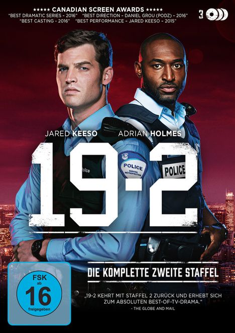 19-2 Staffel 2, 3 DVDs