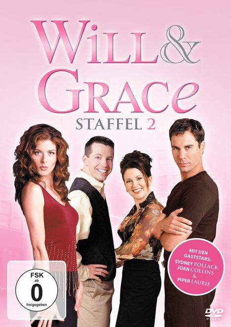 Will &amp; Grace Season 2, 4 DVDs