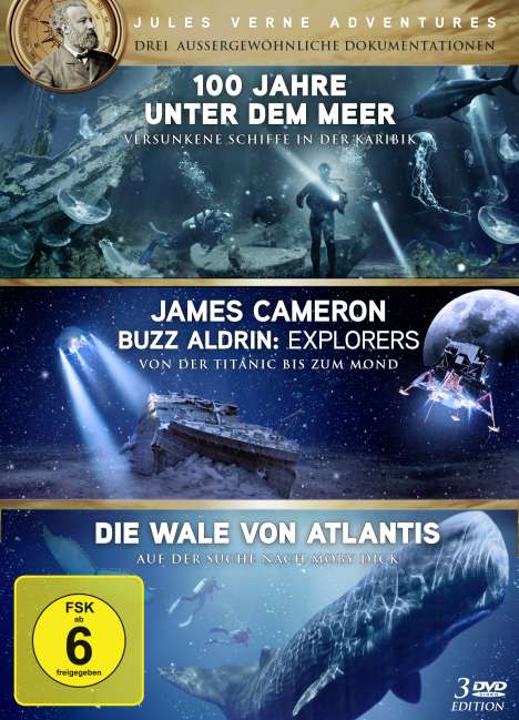 Jules Verne Adventures Box, 3 DVDs