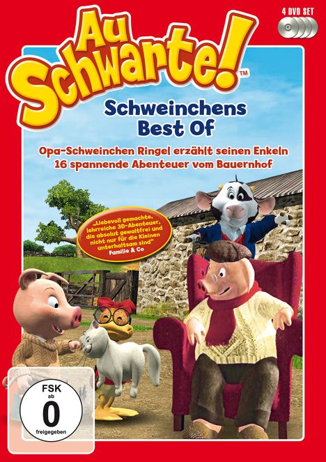 Au Schwarte! - Schweinchens Best Of!, 4 DVDs