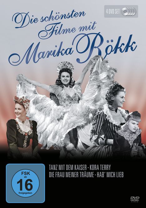 Die schönsten Filme mit Marika Rökk, 4 DVDs