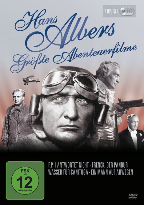 Hans Albers - Größte Abenteuerfilme, 4 DVDs