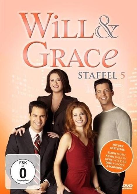 Will &amp; Grace Season 5, 4 DVDs
