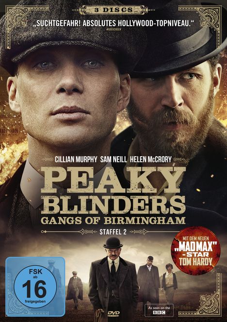 Peaky Blinders - Gangs of Birmingham Season 2, 3 DVDs