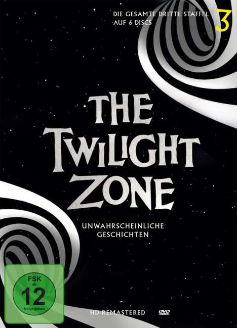 The Twilight Zone Season 3, 6 DVDs