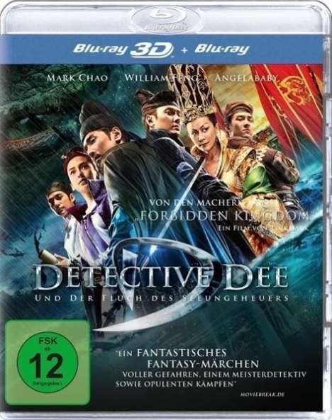 Detective Dee und der Fluch des Seeungeheuers (3D &amp; 2D Blu-ray), 2 Blu-ray Discs