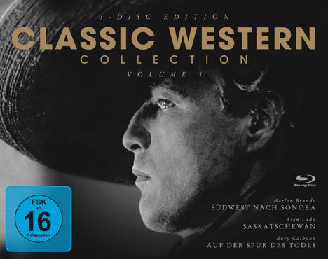 Classic Western Collection Vol. 1 (Blu-ray), 3 Blu-ray Discs
