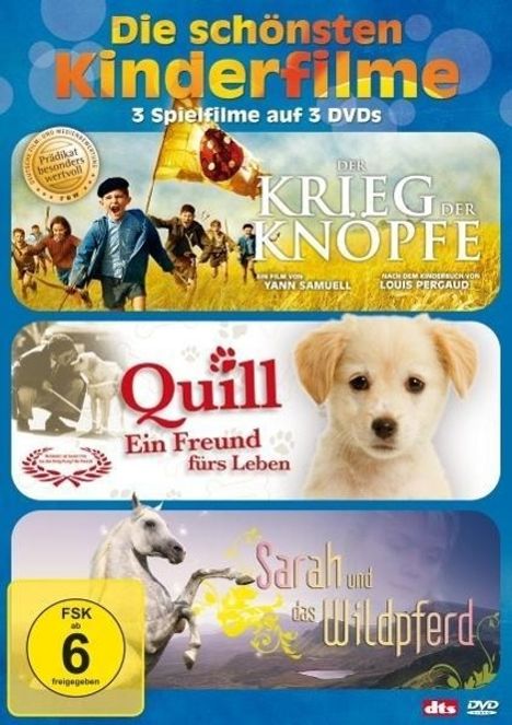 Die schönsten Kinderfilme, 3 DVDs