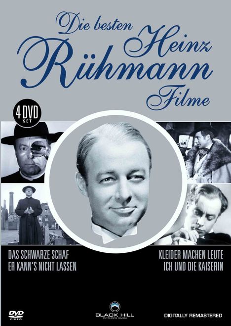 Die besten Heinz Rühmann Filme, 4 DVDs