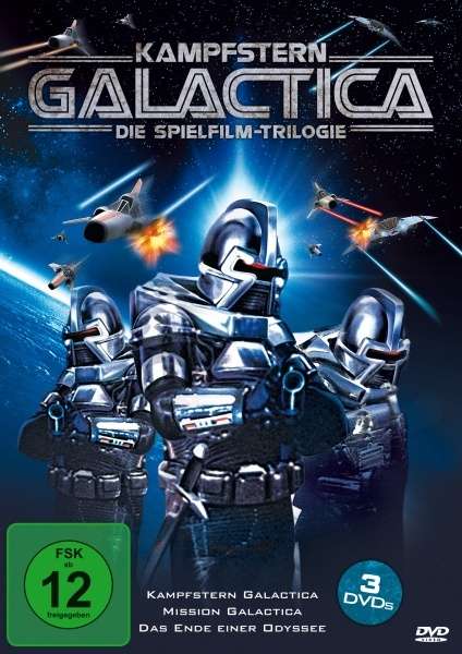 Kampfstern Galactica: Die Spielfilm-Trilogie, 3 DVDs