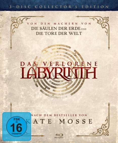 Das verlorene Labyrinth (Special Edition) (Blu-ray), 2 Blu-ray Discs und 1 DVD