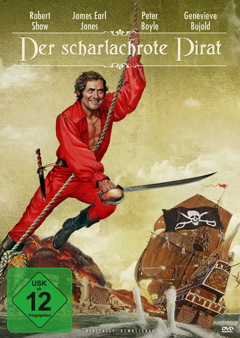 Der scharlachrote Pirat, DVD