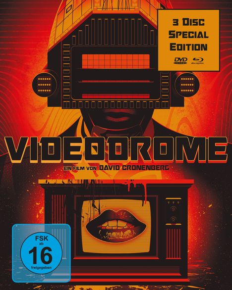 Videodrome (Special Edition) (Blu-ray &amp; DVD), 1 Blu-ray Disc und 2 DVDs