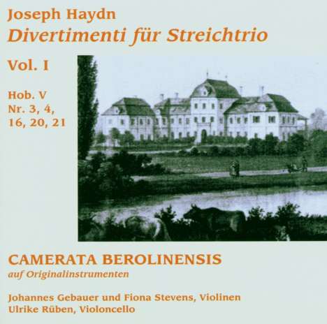 Joseph Haydn (1732-1809): Divertimenti (Streichtrios) Vol.1, CD