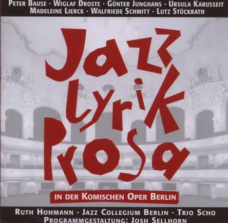 Jazz Lyrik Prosa IV, CD