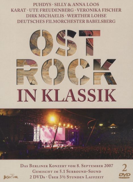 Ostrock in Klassik - Live 8.09.2007, 2 DVDs