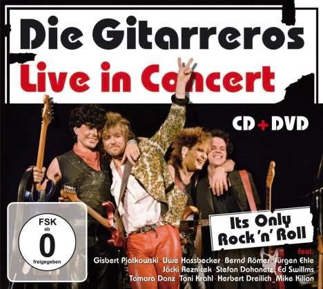 Die Gitarreros: Live In Concert 1986, 1 CD und 1 DVD