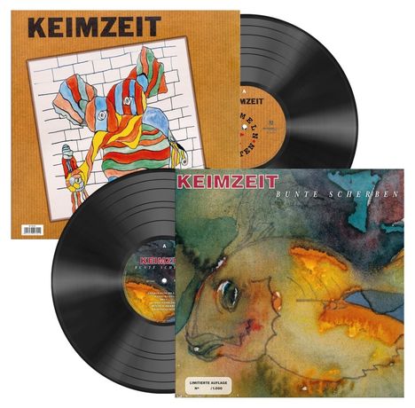 Keimzeit: Bunte Scherben + Primeln und Elefanten (Limited Numbered Edition), 2 LPs